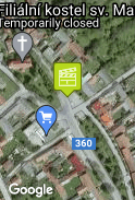 U autobusové zastávky