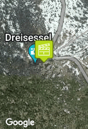 Schody na vyhlídku Dreisesselfelsen