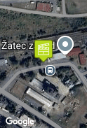stanica Žatec západ