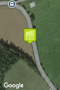 cesta pri autobusovej zastávke